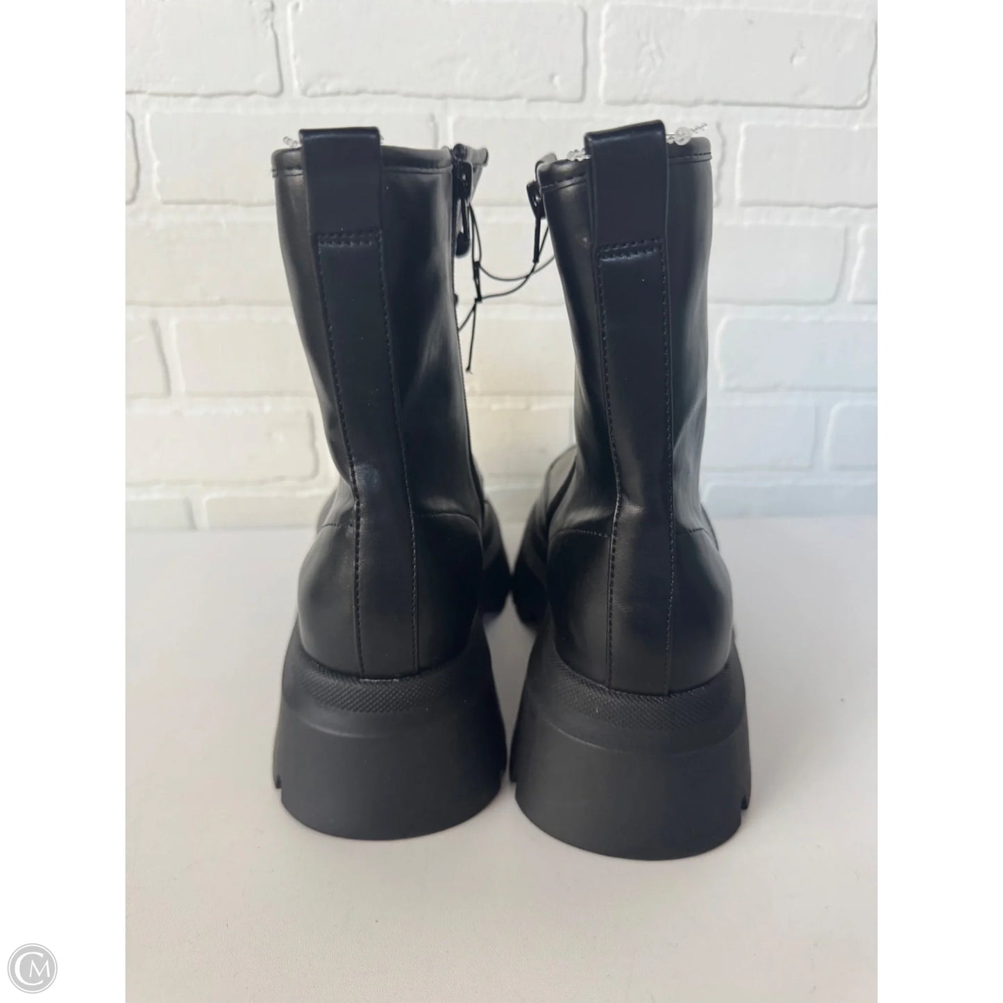 Boots Combat By No Boundaries In Black, Size: 9