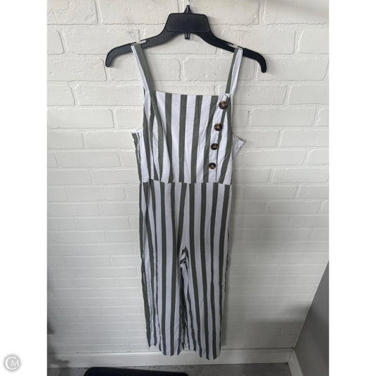 Jumpsuit By Cece In Green & White, Size: S