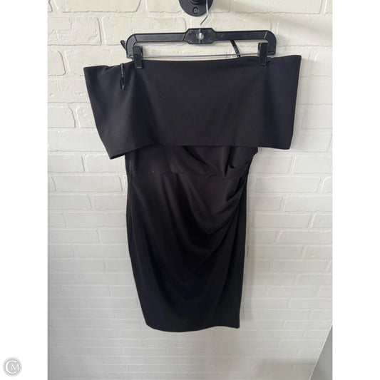 Dress Party Midi By Vince Camuto In Black, Size: L