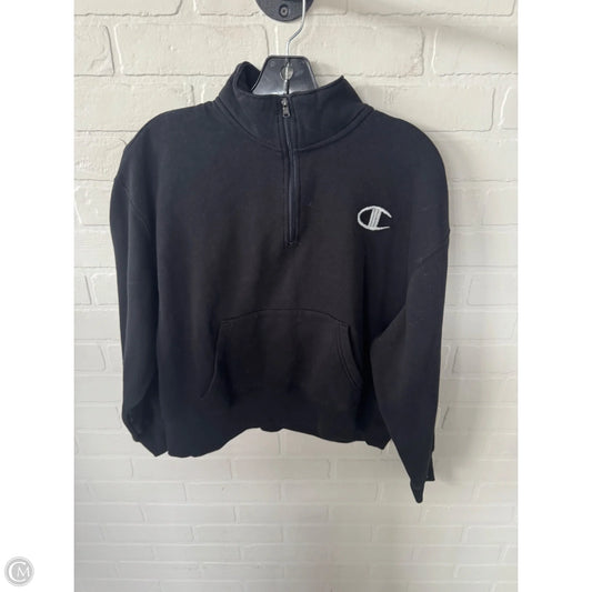 Sweatshirt Collar By Champion In Black, Size: Xl