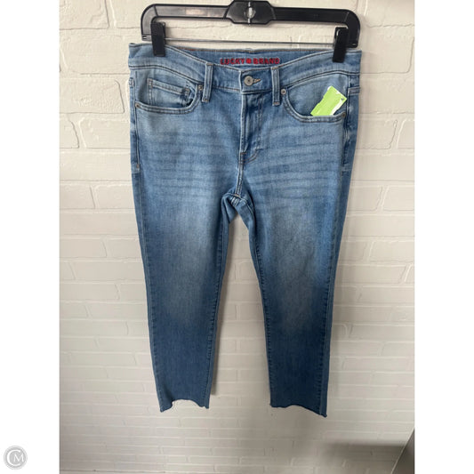 Jeans Straight By Lucky Brand In Blue Denim, Size: 6