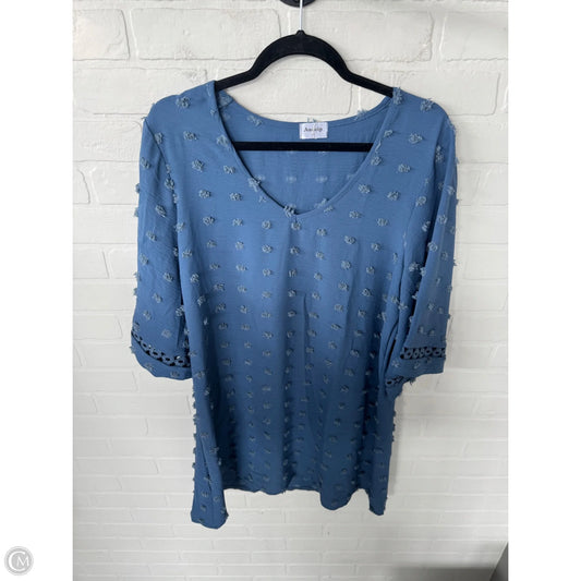 Dress Casual Short By Clothes Mentor In Blue, Size: M