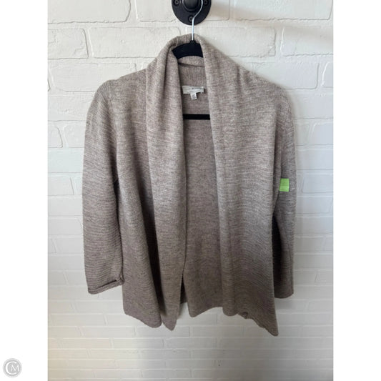 Sweater Cardigan By Lucky Brand In Tan, Size: S