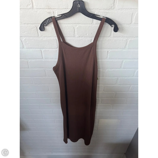 Dress Casual Midi By Gap In Brown, Size: M