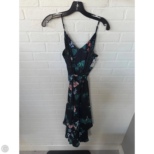 Dress Party Midi By Banana Republic In Black & Green, Size: Xs