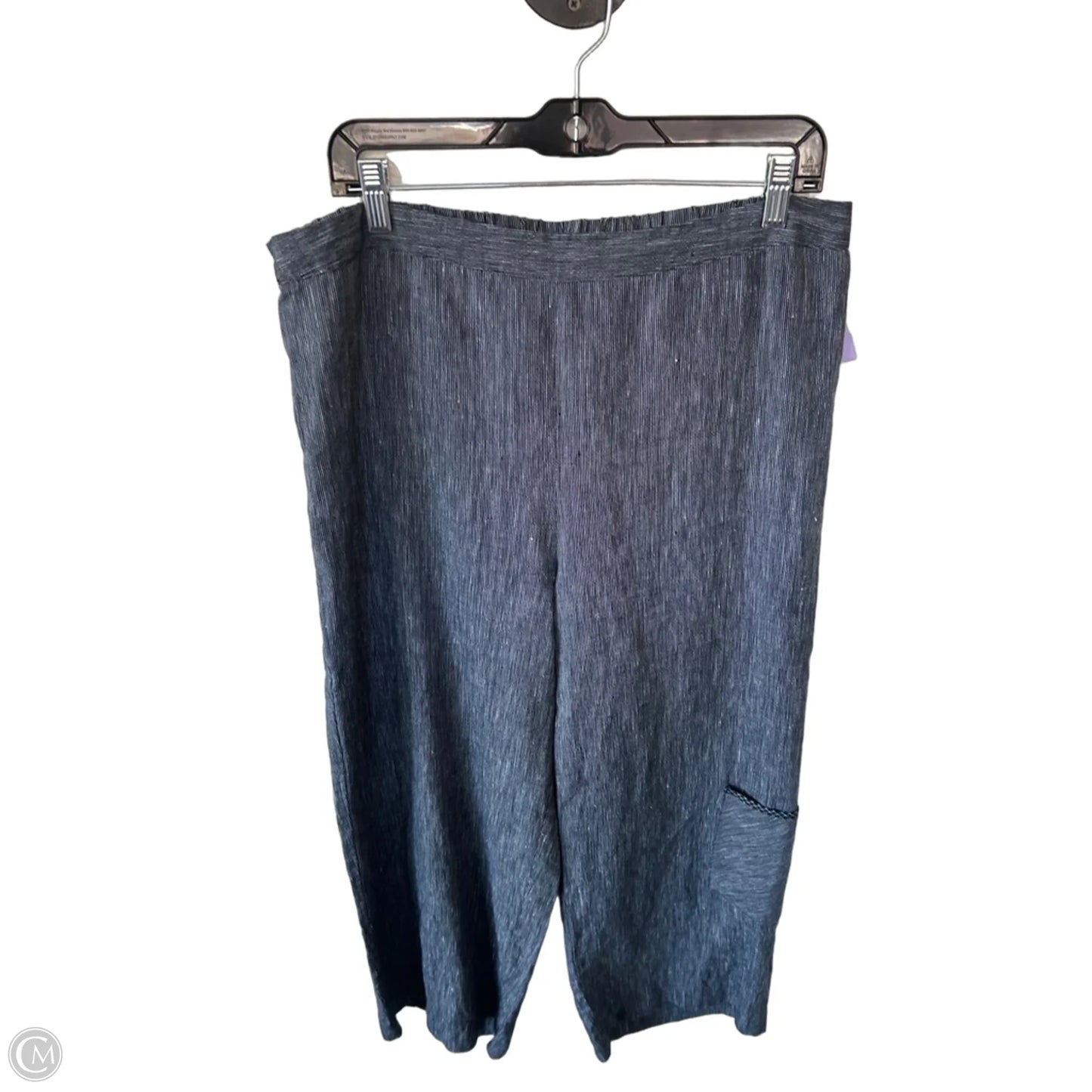Pants Linen By Habitat In Blue, Size: 12
