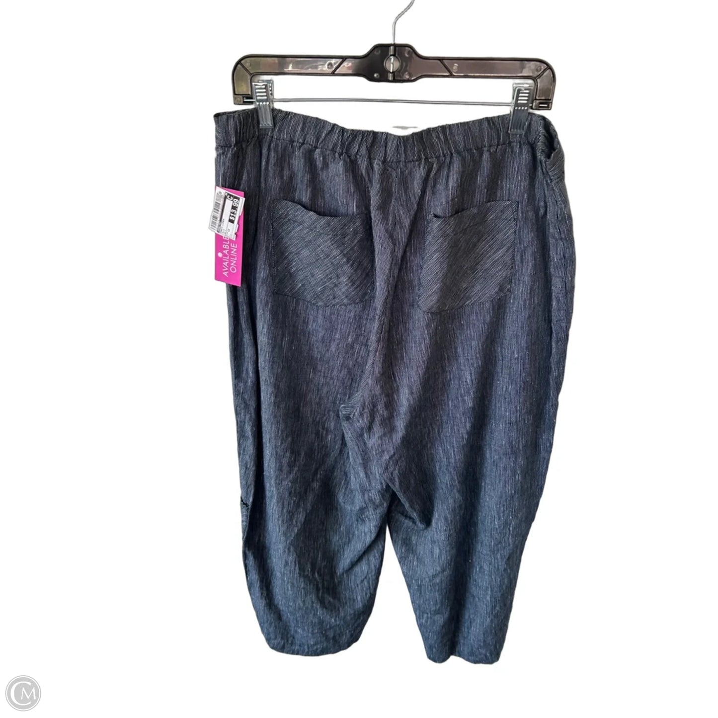 Pants Linen By Habitat In Blue, Size: 12