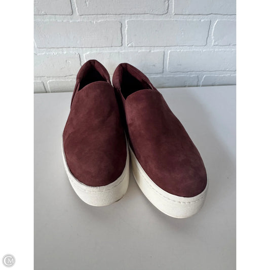 Shoes Sneakers By Vince In Red, Size: 6.5