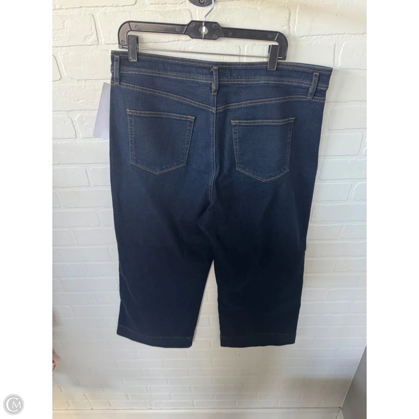Jeans Wide Leg By Loft In Blue Denim, Size: 14