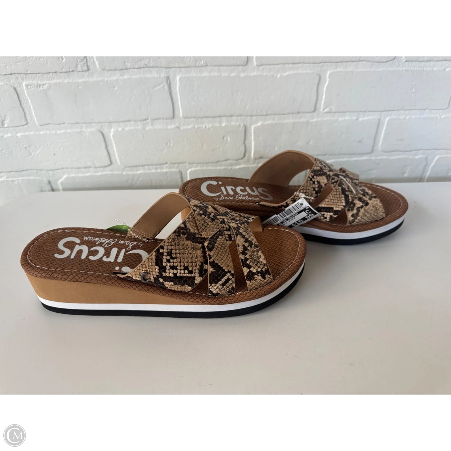 Sandals Heels Block By Circus By Sam Edelman In Brown, Size: 8.5