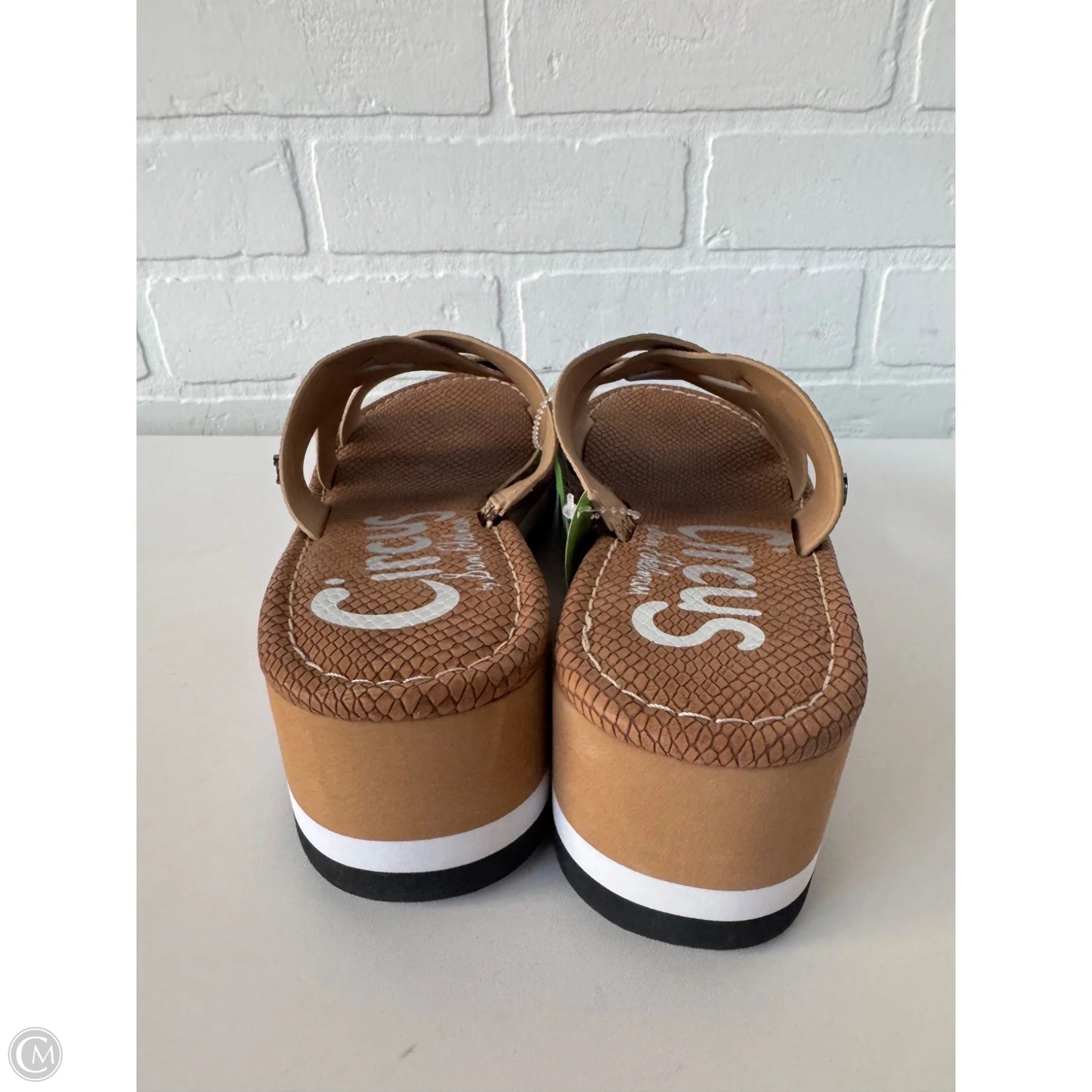 Sandals Heels Block By Circus By Sam Edelman In Brown, Size: 8.5