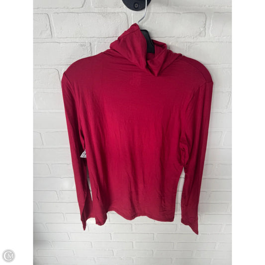 Top Long Sleeve Basic By Cme In Red, Size: L