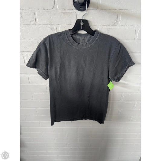 Top Short Sleeve Basic By Comfort Colors In Grey, Size: S
