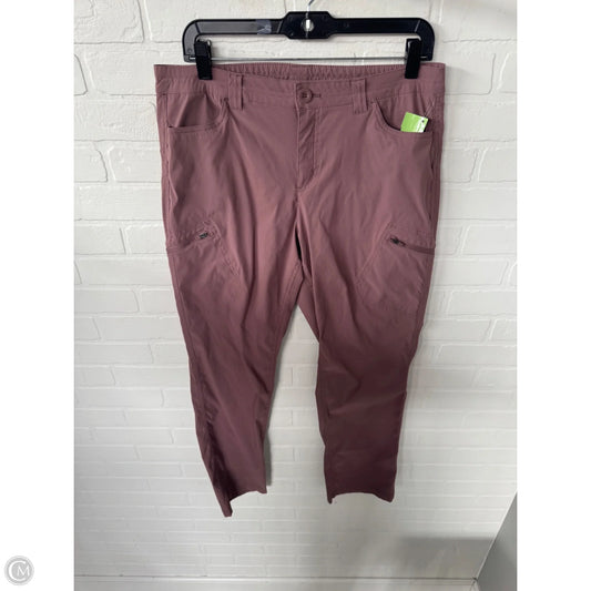 Athletic Pants By Eddie Bauer In Purple, Size: 12