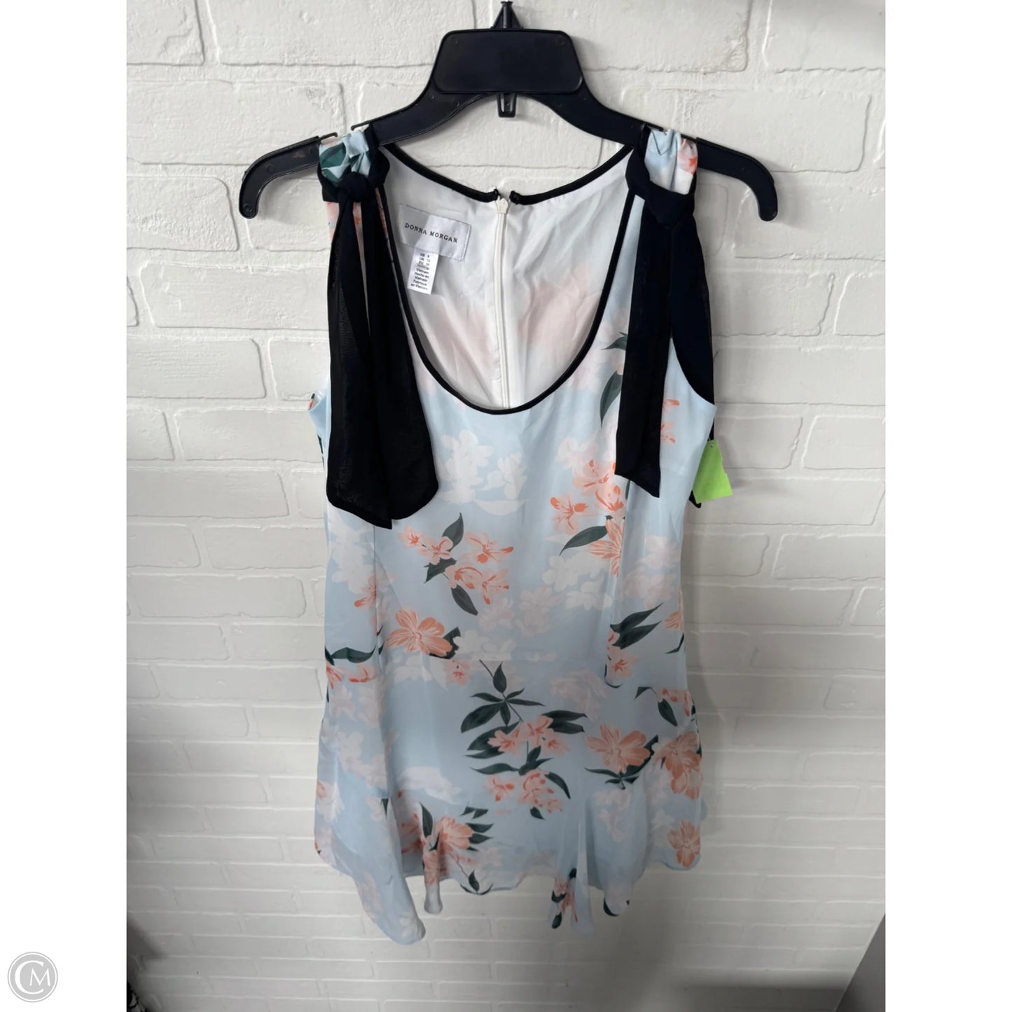 Dress Party Short By Donna Morgan In Blue & Brown, Size: M
