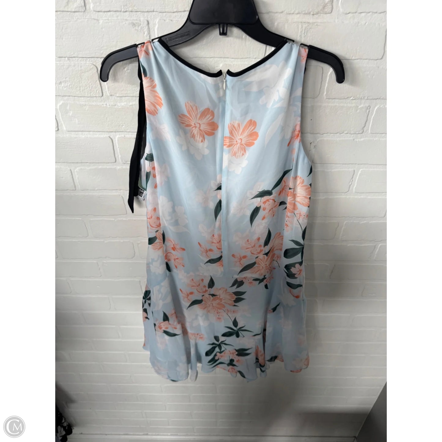 Dress Party Short By Donna Morgan In Blue & Brown, Size: M