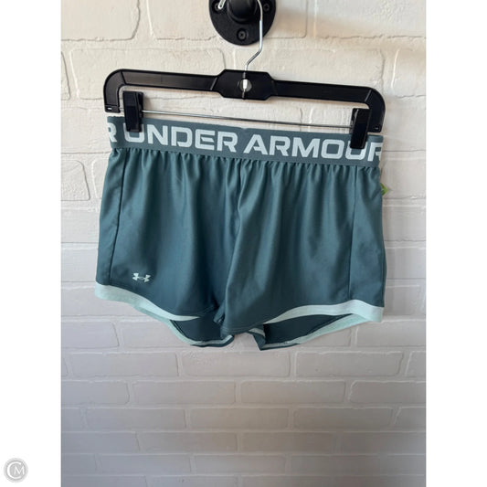 Athletic Shorts By Under Armour In Green, Size: 8