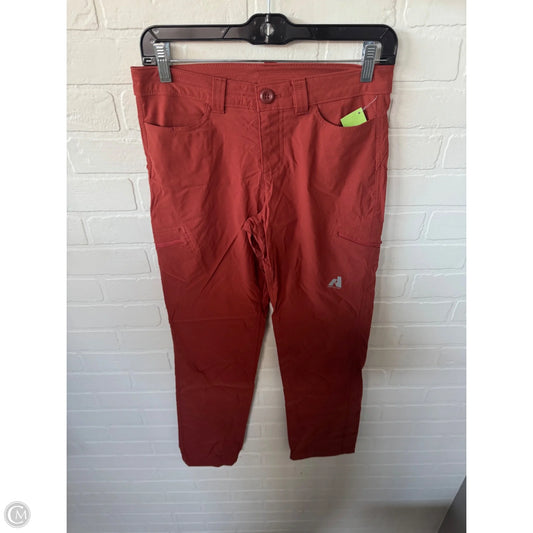Athletic Pants By Eddie Bauer In Orange, Size: 2