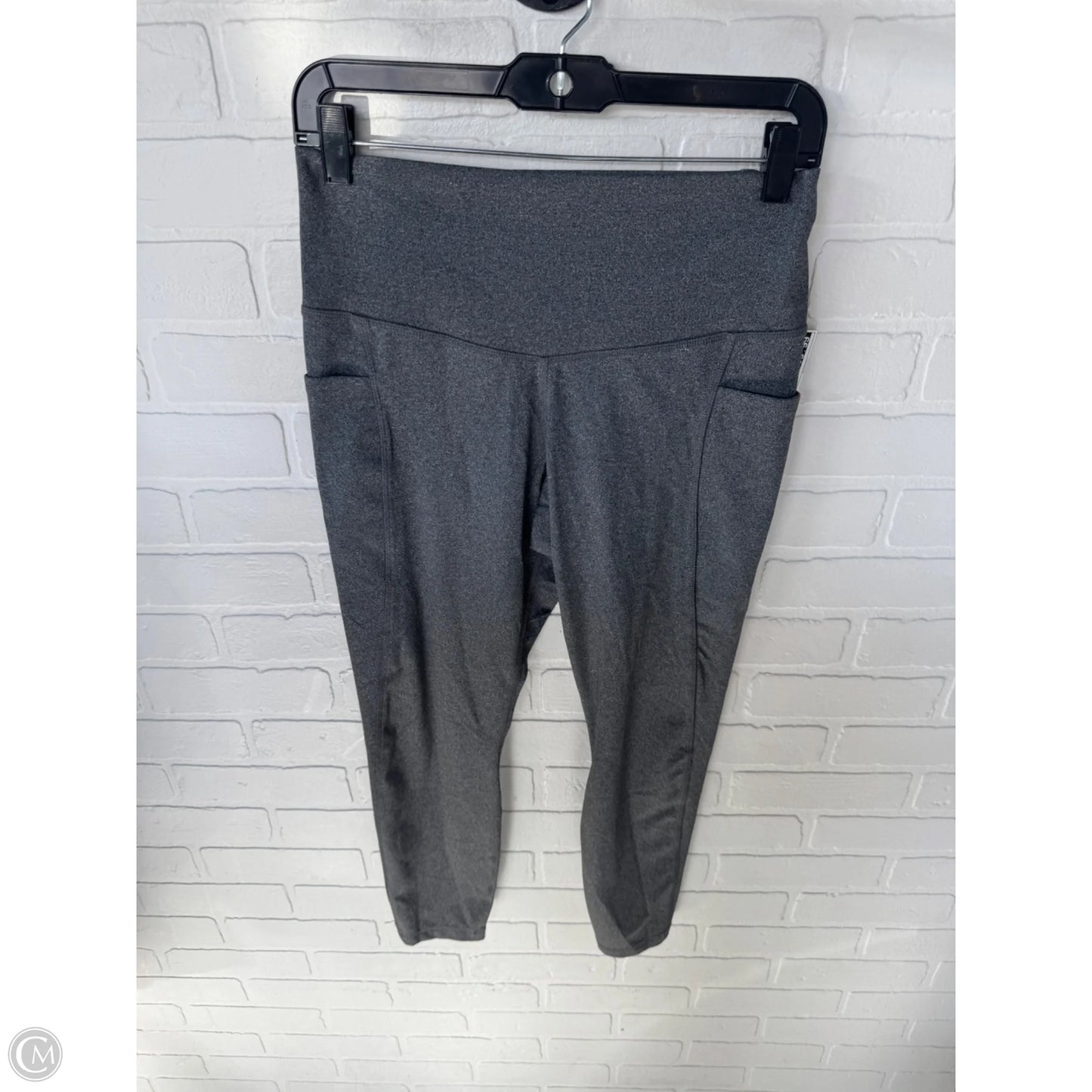 Athletic Leggings By Members Mark In Grey, Size: 12