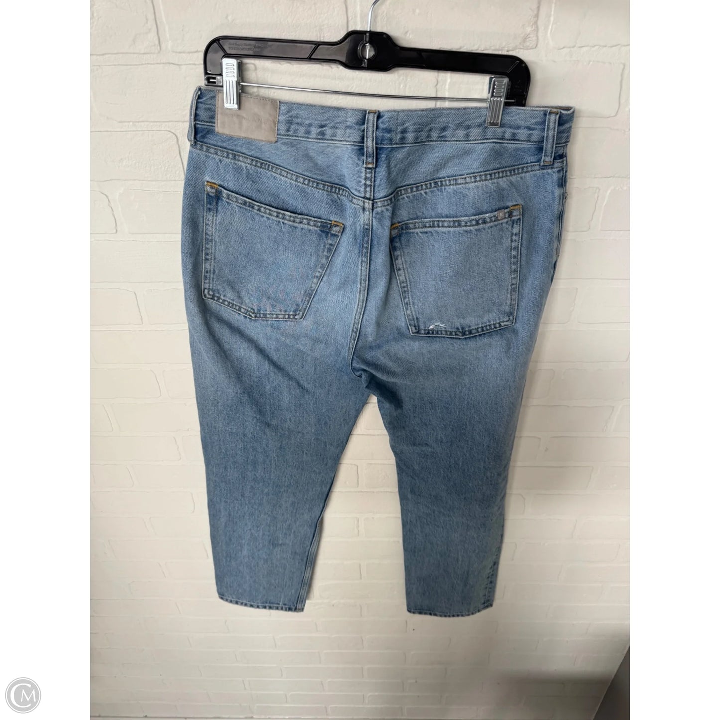 Jeans Straight By Everlane In Blue Denim, Size: 6