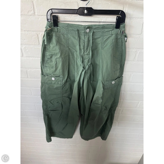 Pants Cropped By Pilcro In Green, Size: 0p