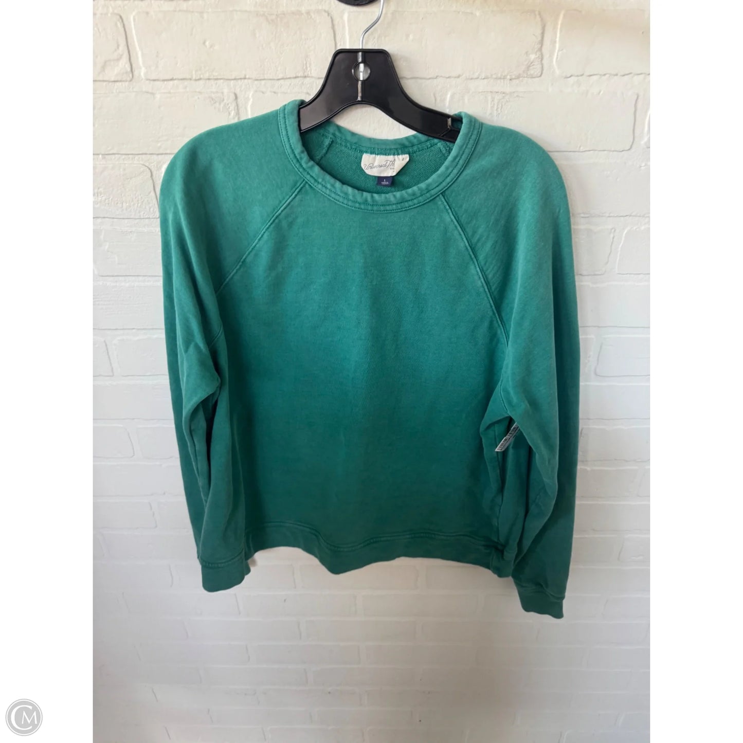 Sweatshirt Crewneck By Universal Thread In Green, Size: L