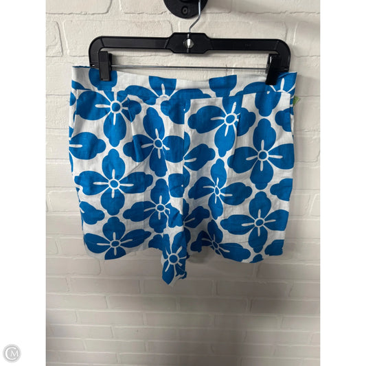 Shorts By Boden In Blue & White, Size: 10