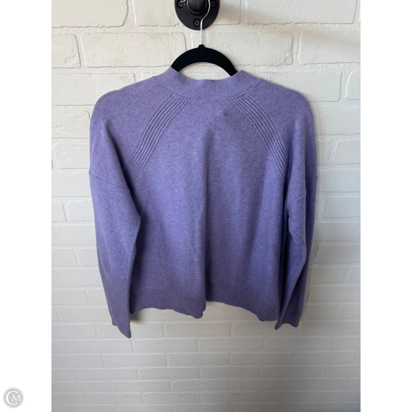 Sweater Cardigan By J. Jill In Purple, Size: M