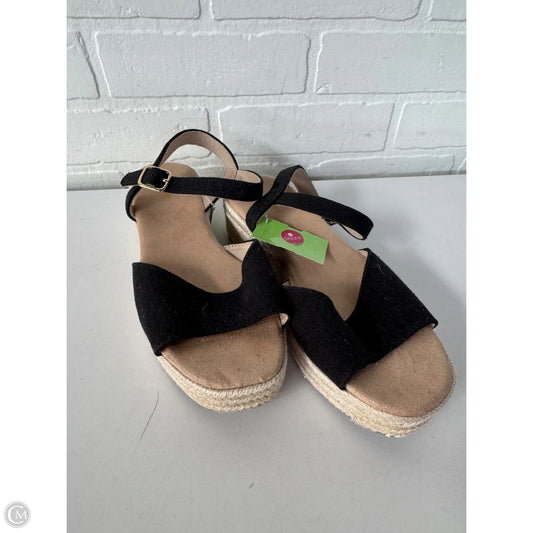 Sandals Flats By Old Navy In Black & Tan, Size: 7