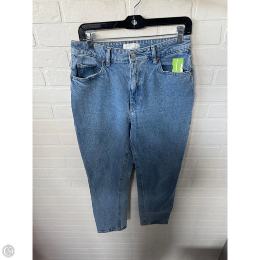 Jeans Straight By H&m In Blue Denim, Size: 8