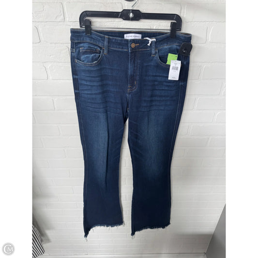 Jeans Flared By Flying Monkey In Blue Denim, Size: 12