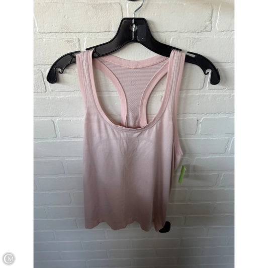Athletic Tank Top By Lululemon In Pink, Size: M