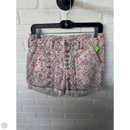 Shorts By Pilcro In Red & Tan, Size: 2