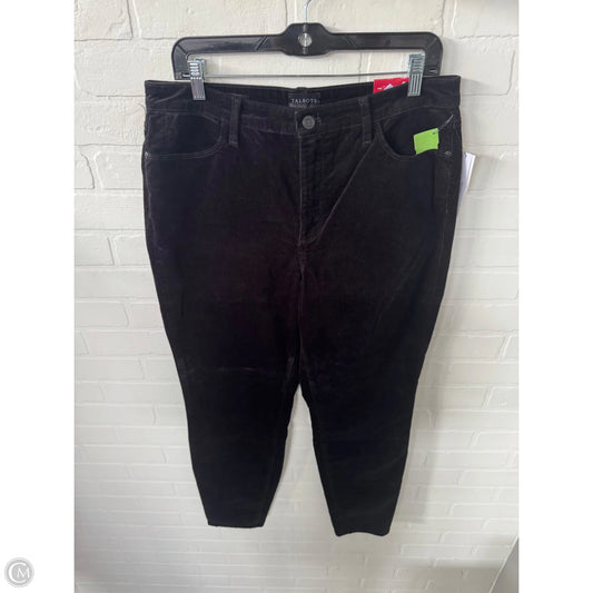 Pants Corduroy By Talbots In Black, Size: 12