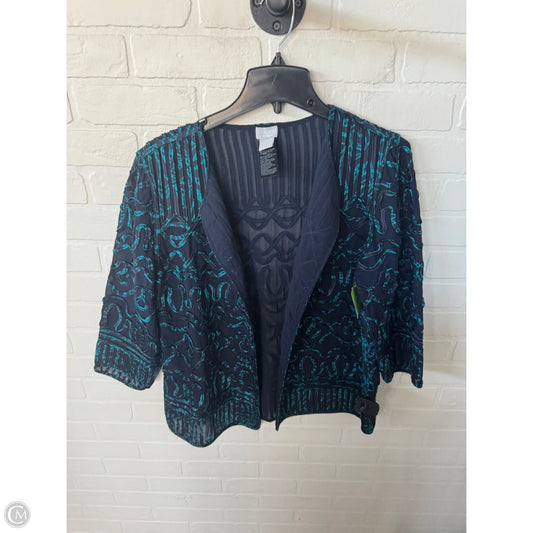 Blazer By Chicos In Blue, Size: M