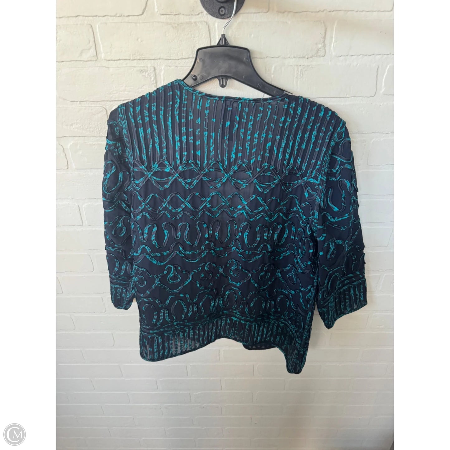 Blazer By Chicos In Blue, Size: M