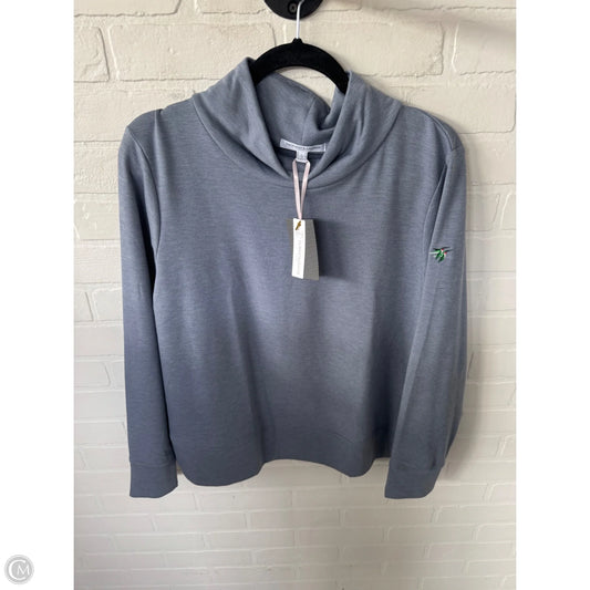 Athletic Sweatshirt Collar By Cma In Blue, Size: L