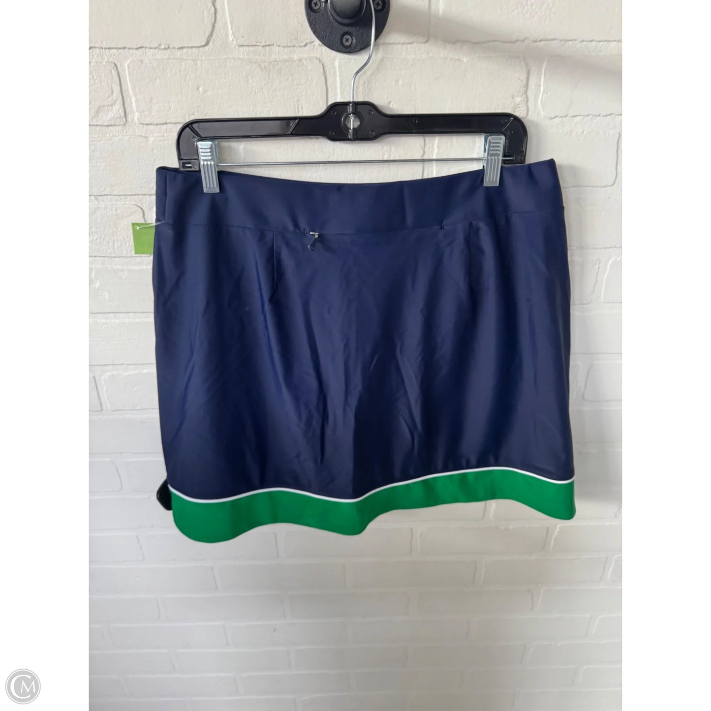 Athletic Skort By Rlx In Blue & Green, Size: 12
