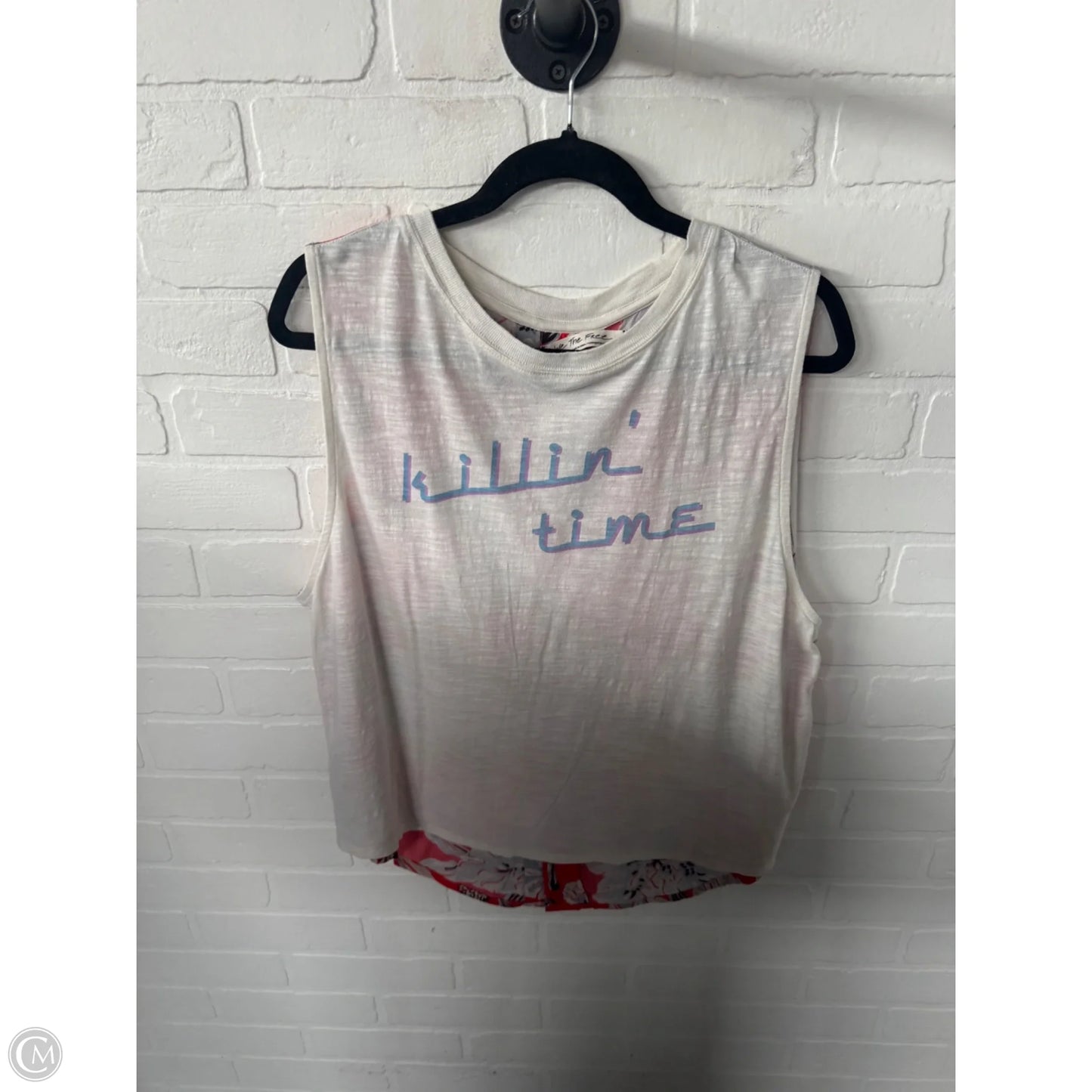 Top Sleeveless By We The Free In Red & White, Size: S