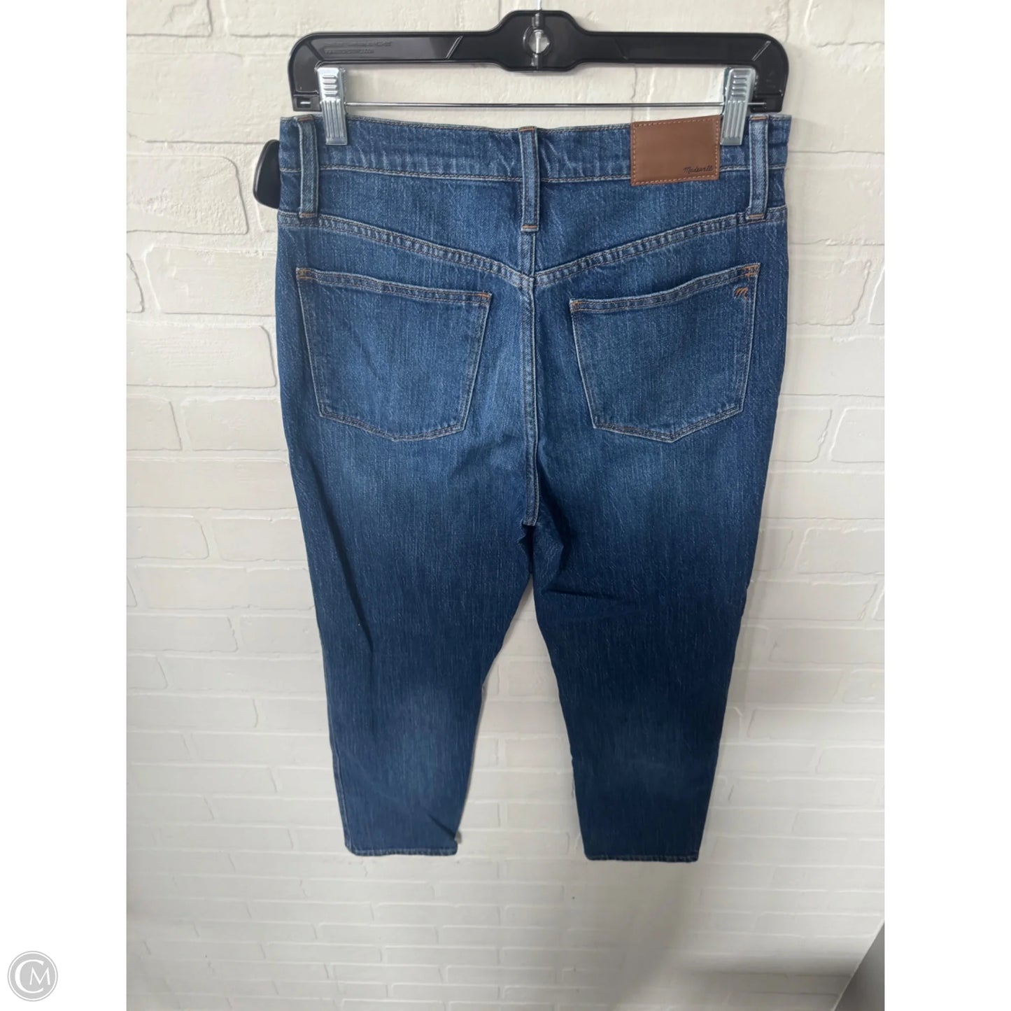 Jeans Straight By Madewell In Blue Denim, Size: 4