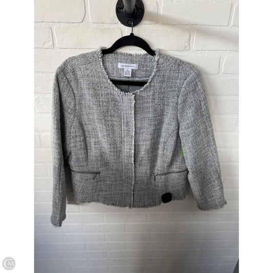 Blazer By Liz Claiborne In Grey, Size: L