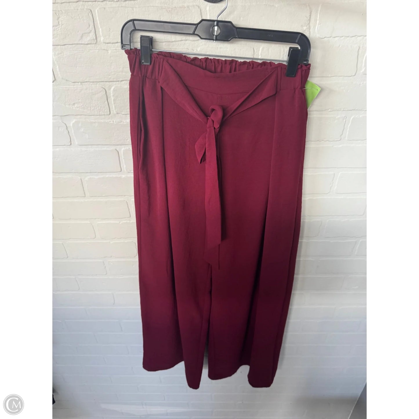 Pants Wide Leg By Prettygarden In Red, Size: 4