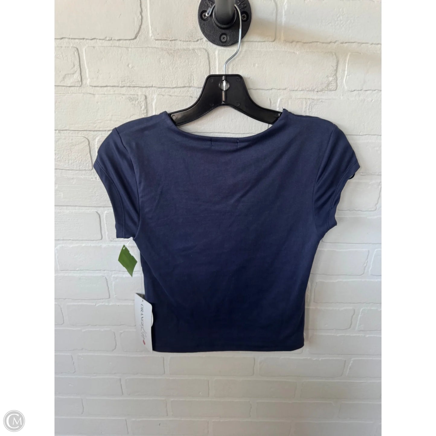 Top Short Sleeve Basic By Clothes Mentor In Blue, Size: M