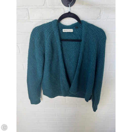 Sweater Cardigan By Sleeping On Snow In Green, Size: S