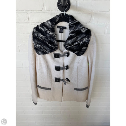 Jacket Other By Clothes Mentor In Cream & Grey, Size: S