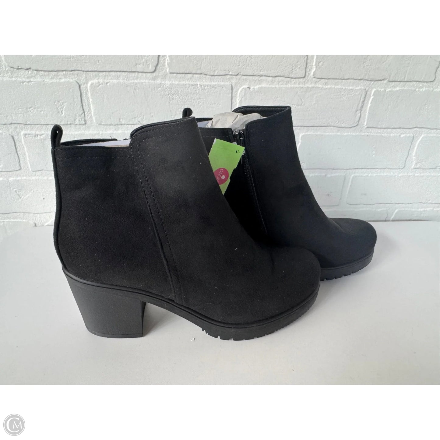 Boots Ankle Heels By Dream Pairs In Black, Size: 10