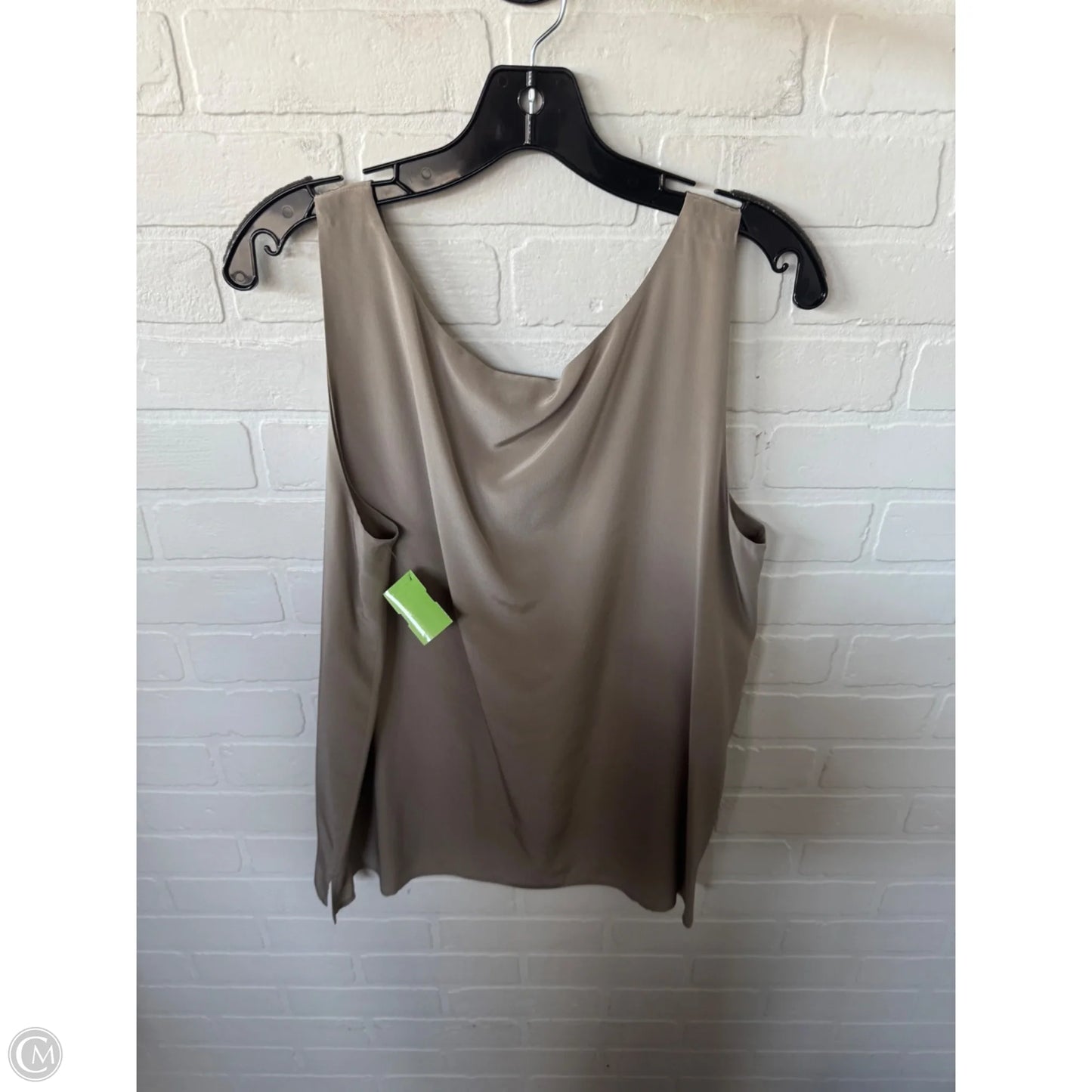 Top Sleeveless Basic By Classiques Entier In Tan, Size: Xl