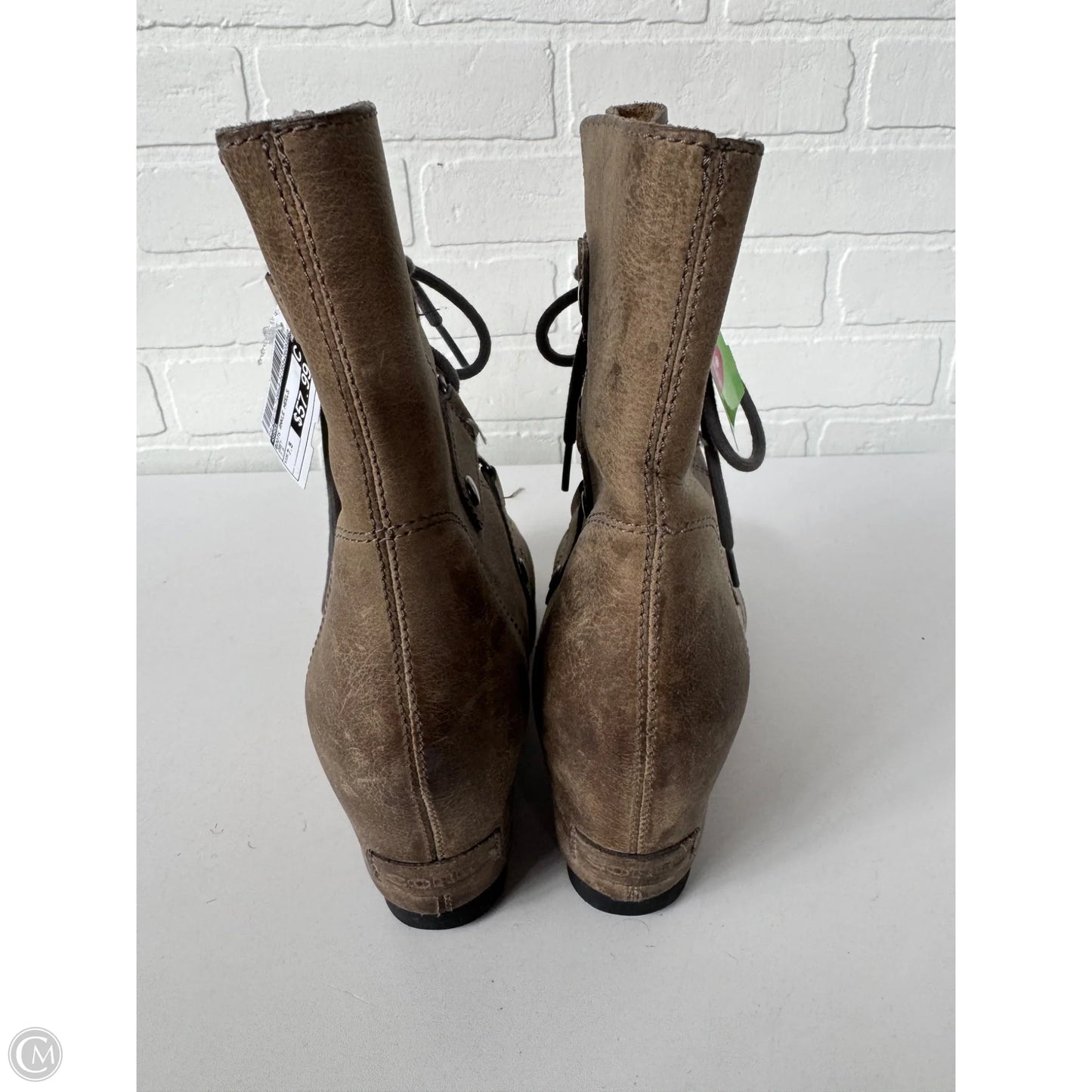 Boots Ankle Heels By Sorel In Grey, Size: 7.5