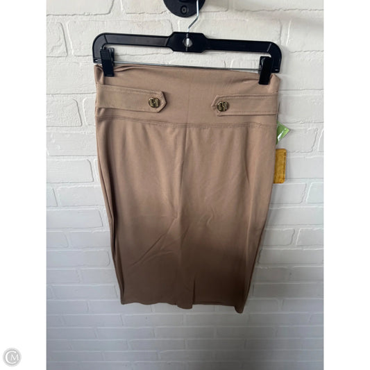 Skirt Mini & Short By Clothes Mentor In Tan, Size: 8
