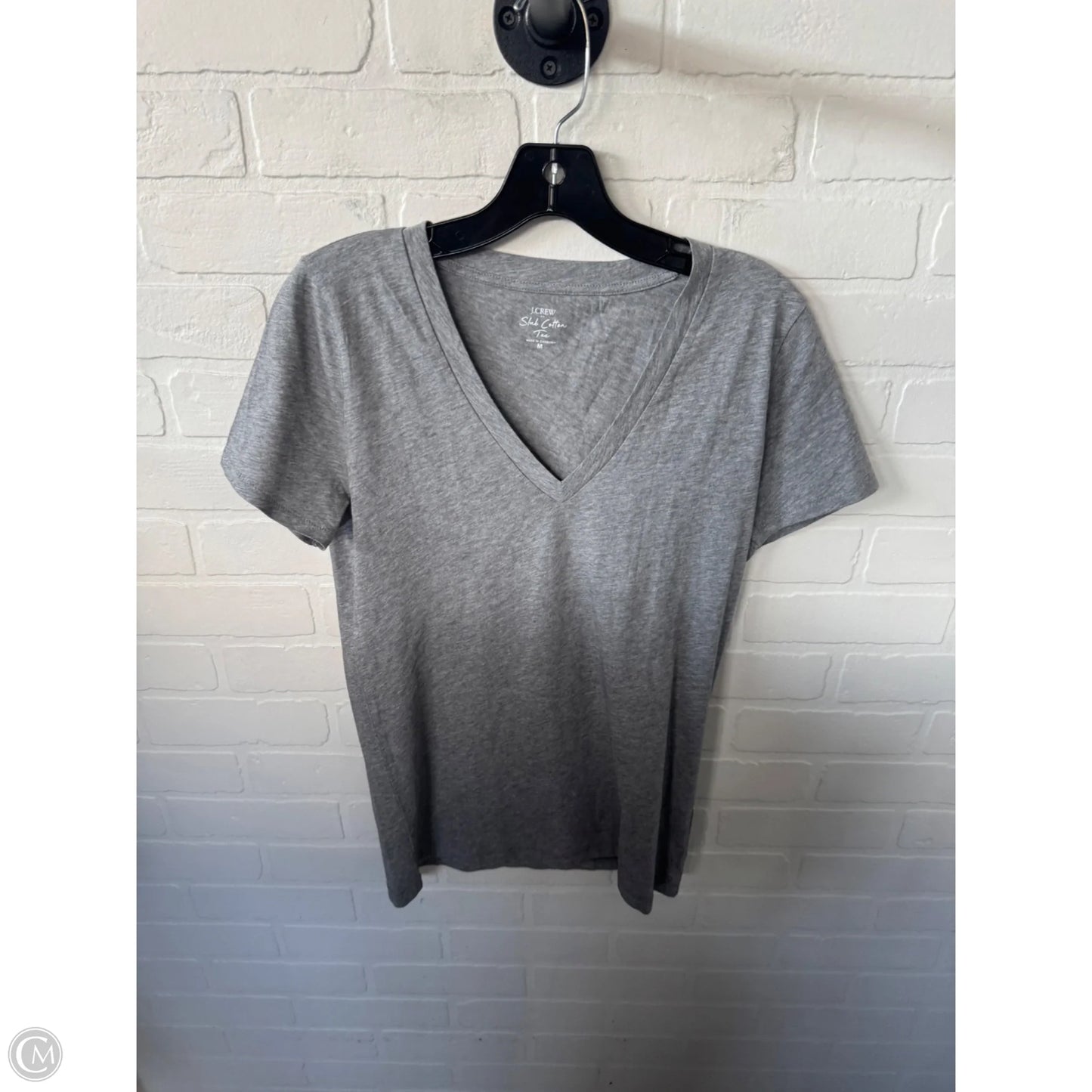 Top Short Sleeve Basic By J. Crew In Grey, Size: M